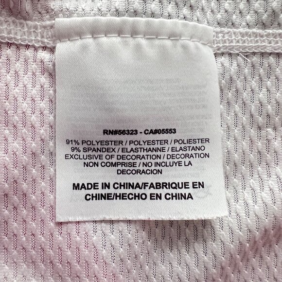 Nike Golf Dri-Fit Tour Performance Polo Shirt Mens S Red White Color Block Mesh - Picture 5 of 9